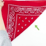 Sådan folder du en bandana