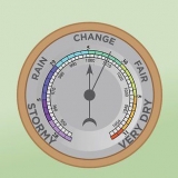 Indstilling af et barometer