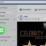 Sender en besked fra en facebook-side