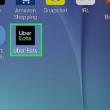 Annuller en uber eats-ordre