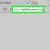 Åbn en databasefil på en pc eller mac