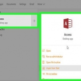 Opret en database med microsoft access