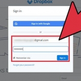 Slet en dropbox-konto