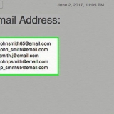 Vælg en e-mailadresse