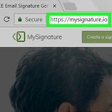 Opret en e-mail-signatur