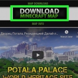 Afspilning af et brugerkort i minecraft
