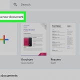 Opret et google-dokument