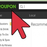 Brug af en groupon-voucher