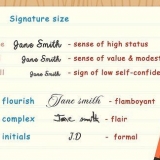 Design en signatur