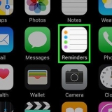 Tilføj en påmindelse på en iphone