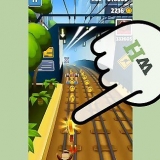 At få en høj score i subway surfers