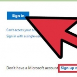 Opret en hotmail-konto