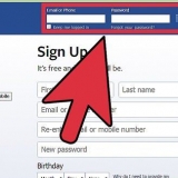 Fjern et link til din facebook-profil
