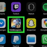 Slet en mobile legends-konto