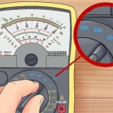 Aflæsning af et multimeter