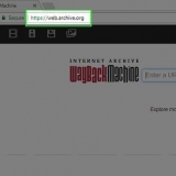 Gennemse en gammel version af et websted