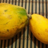 At spise en papaya