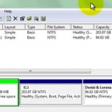 Opret en partition