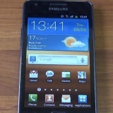 Tager et skærmbillede på en galaxy s2