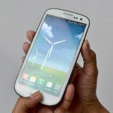 Tager et skærmbillede på en galaxy s3