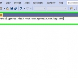 Installer et ssl-certifikat
