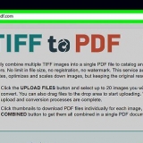 Konverter en tiff til en pdf