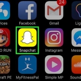 Lav en video i snapchat