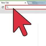 Indtast en webadresse for at gå til en bestemt hjemmeside