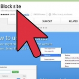 Bloker et websted i google chrome