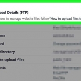 Upload en hjemmeside
