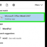 Udskrivning af et word-dokument