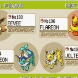 Eevee udvikler sig til pokemon
