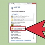 Upload billeder fra en mobiltelefon