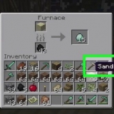 At lave glas i minecraft