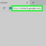 Gendanne google-kontakter