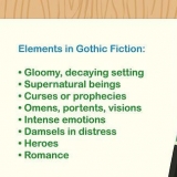 Skrive gotisk fiktion