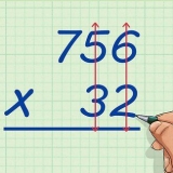 Multiplicere store tal