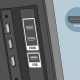 Tilslutning af hdmi til et tv