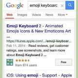 Aktivering af tastaturet med emoji-humørikoner i ios