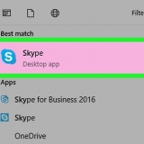 Inviter nogen til skype