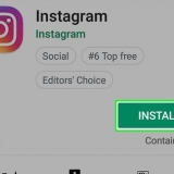 Ved hjælp af instagram