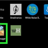 Find dine downloads på en android