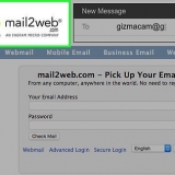 Få din e-mail fra en anden computer