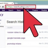 Ryd din historie i yahoo