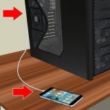 Tilslutning af din iphone til en computer