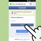 Skift dit profilbillede på facebook mobile
