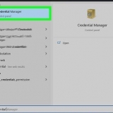 Se dine adgangskoder i windows credential manager