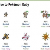Vælg mellem pokémon ruby, sapphire og emerald