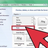 Installer skrifttyper på din pc