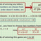 Beregn lotteri odds